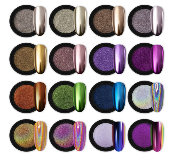 Chrome Powder Assorted Color Set