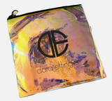 New Dara Ettinger Unicorn Iridescent Jewelry Make Up Pouch Large