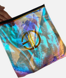 New Dara Ettinger Unicorn Iridescent Jewelry Make Up Pouch Large
