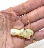 Amazing Rough Ethiopian Opal Fire Necklace
