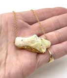 Amazing Rough Ethiopian Opal Fire Necklace