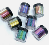 Set Of 6 Duo Chrome Glitter Flake Eye Shadow New & Sealed