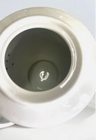 New Chanel Gold & White Ceramic China Teapot