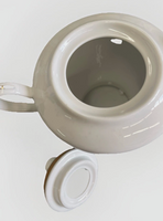 New Chanel Gold & White Ceramic China Sugar Bowl & Creamer