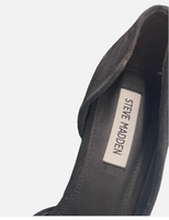 New Steve Madden Sondra Black Suede D’Orsay High Heels Sz 8