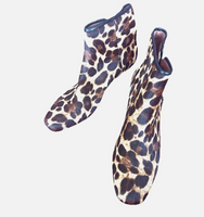 Louise Et Vie Pony Hair Animal Print Booties Sz 37