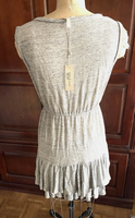 Rebecca Taylor Grey Ruffle Skirt Dress Sz M