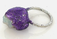 One Of A Kind Glitter Opal Ring Size 7/8