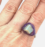 One Of A Kind Glitter Opal Ring Size 7/8