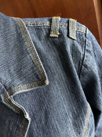 Ashley Stewart Denim Open Front Jacket Sz 2X