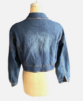Ashley Stewart Denim Open Front Jacket Sz 2X