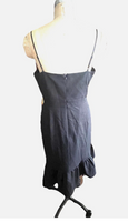 Chelsea28 Black Ruffle Dress With Sweetheart Neck Sz 14 NWOT