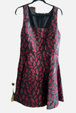 Diane Von Furstenberg Silk Jacquard Metallic Lip Print Mini Dress 12 $598 New With Tags, Never Worn