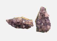 Custom 14kt Gold Plated Amethyst Rock Crystal Drawer Cabinet Pulls