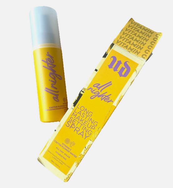 Urban Decay ALL NIGHTER Vitamin C Cactus Flower Water Makeup Setting Spray 4oz. New