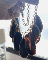 Cascade Agate Slice Necklace