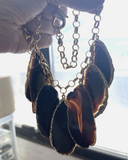 Cascade Agate Slice Necklace